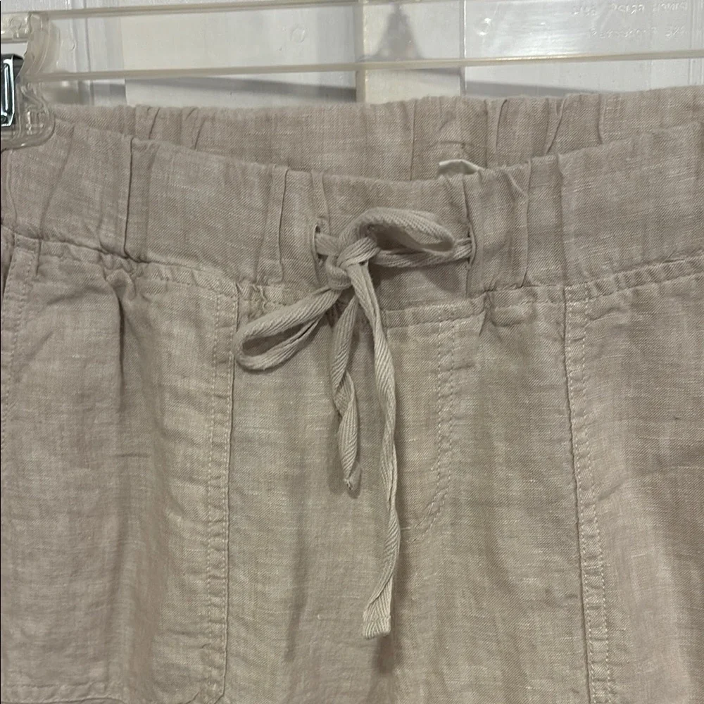 Caslon linen, elastic waist, Jogger Pants size XS - Picture 2 of 8
